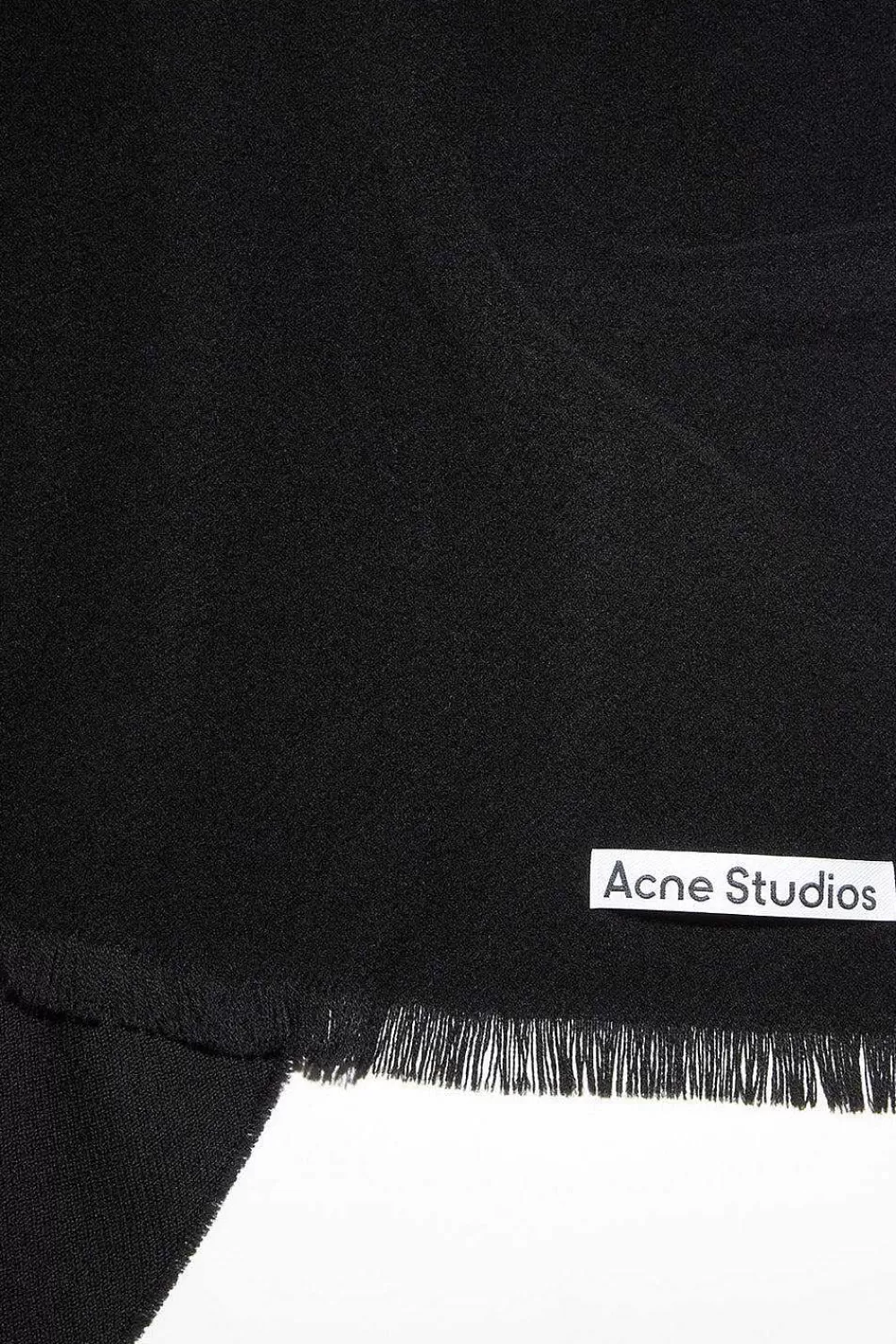 Acne Studios Light Wool Scarf Black | Scarves & Gloves