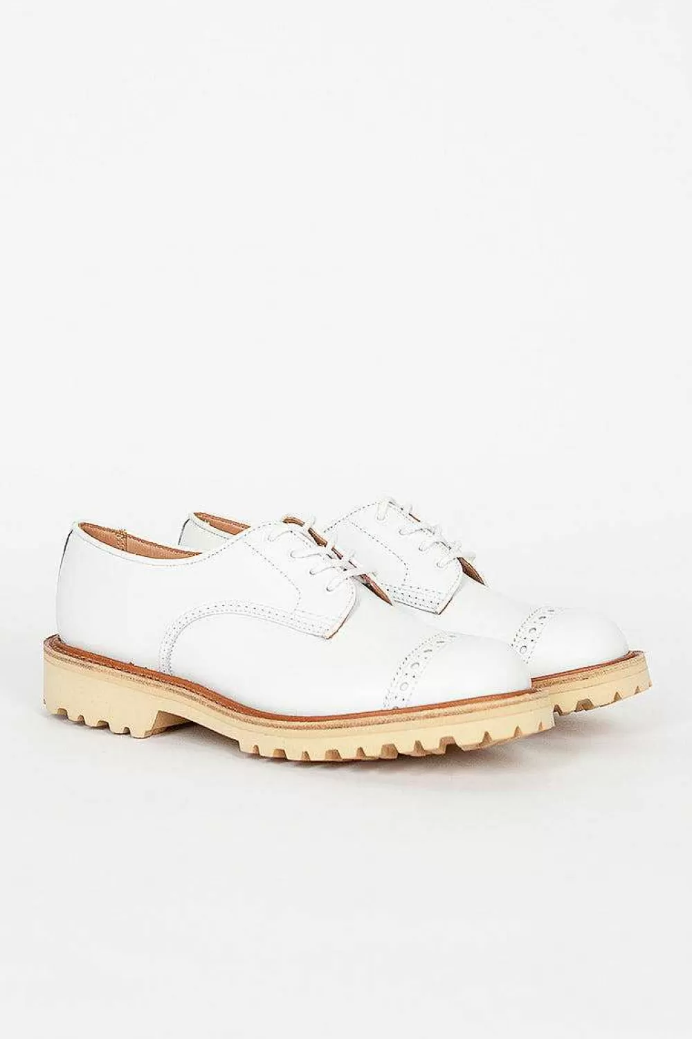 Tricker’s Linda Aniline White Tramper | Shoes