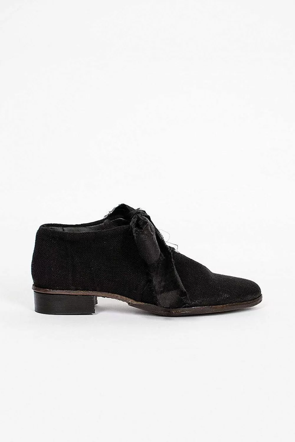 Atelier Inscrire Linen Ore Shoes Black | Shoes