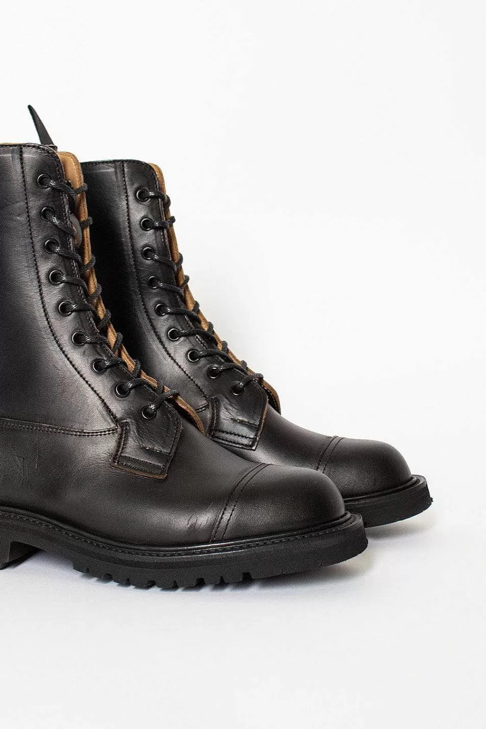 Tricker’s Lucia Super Boot Horween Black Cmxl | Boots