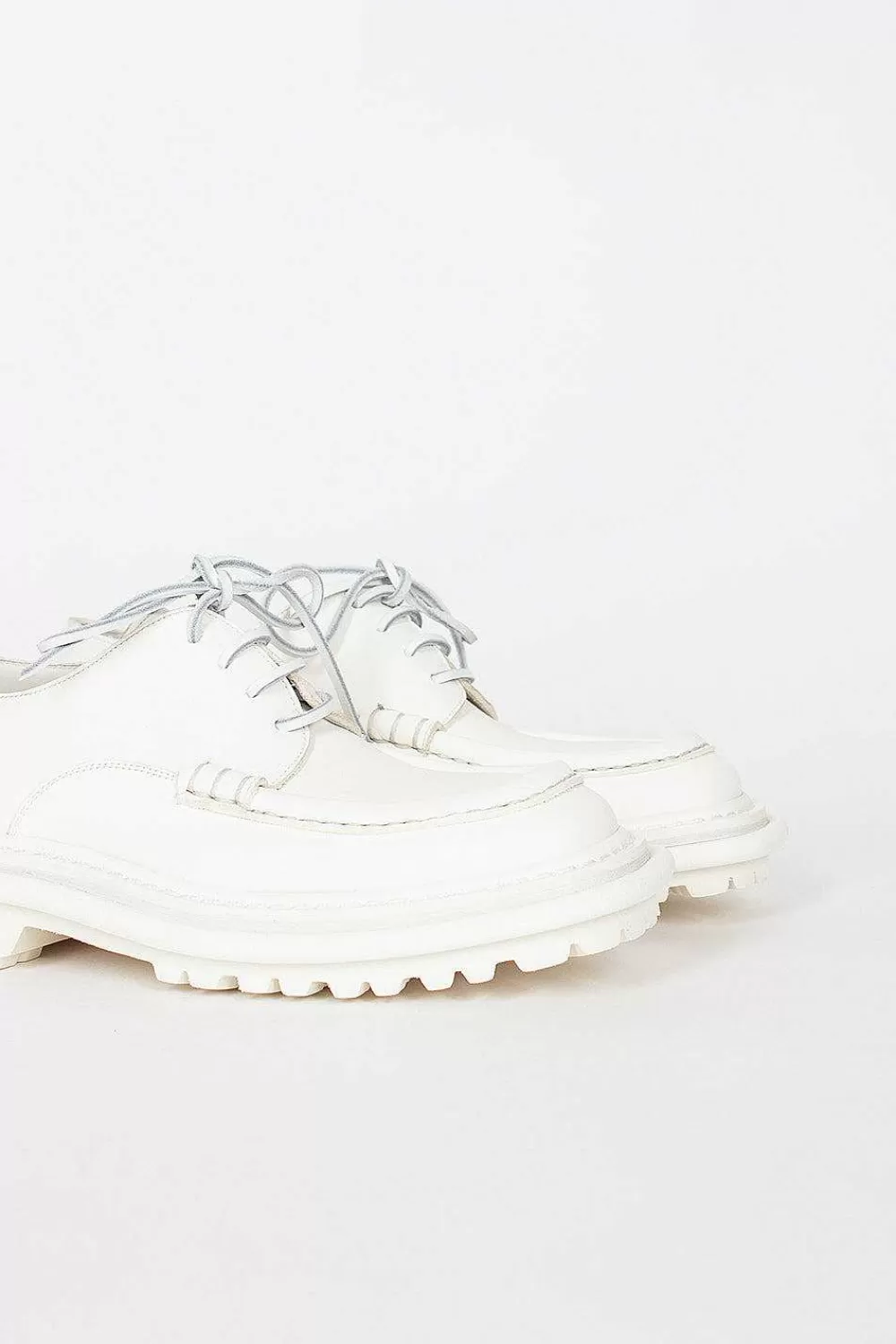 Dries Van Noten Lug Sole Brogue White | Shoes