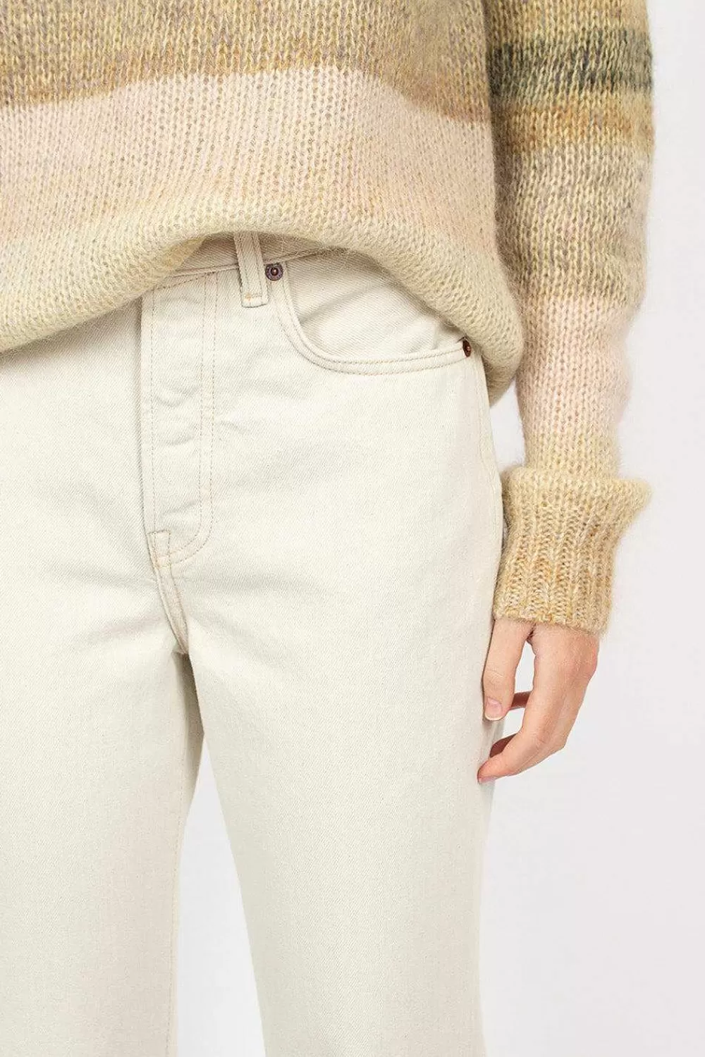 Acne Studios Mece Jeans Winter White | Trousers