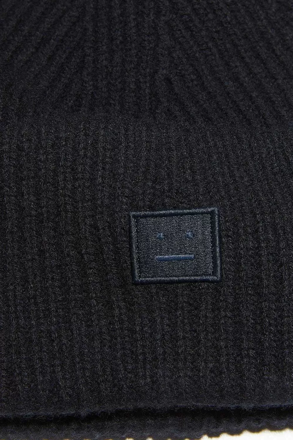 Acne Studios Mini Face Beanie Black | Hats