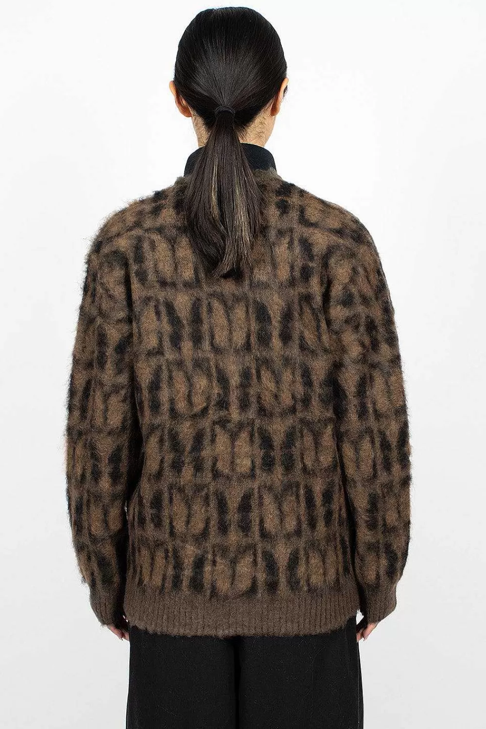 Needles Mohair Cardigan Papillon Print | Outerwear