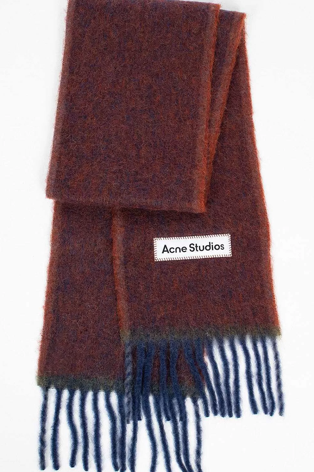 Acne Studios Mohair Scarf Aubergine | Scarves & Gloves