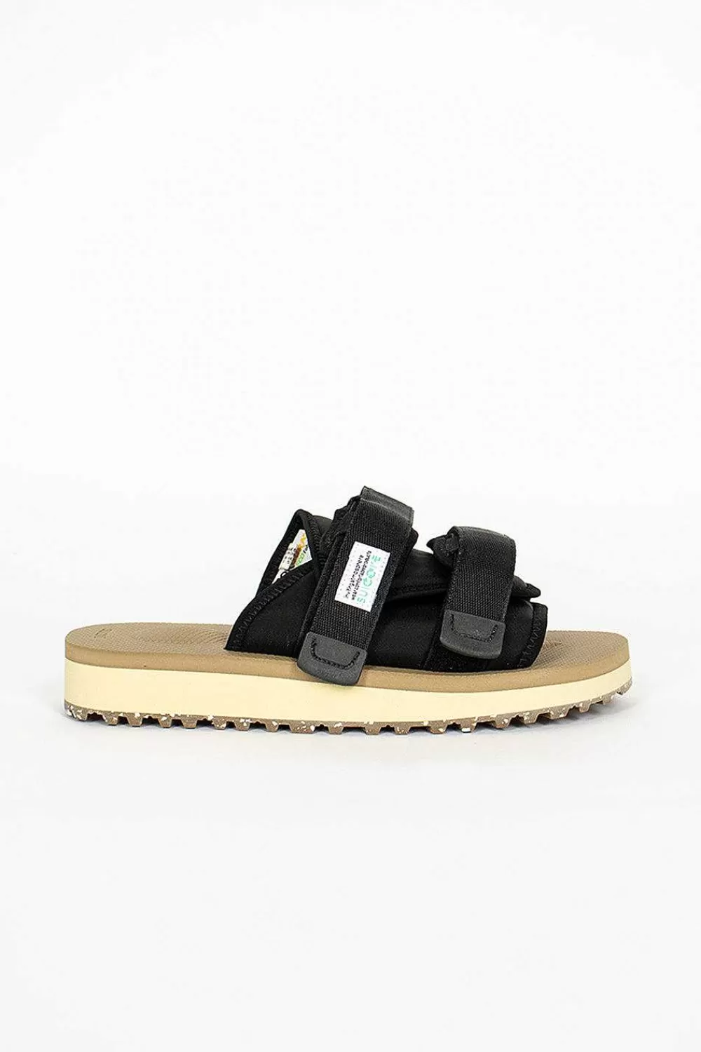 Suicoke Moto-Cab Eco Black/Beige | Shoes