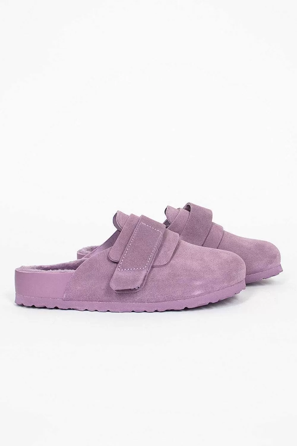 Birkenstock Nagoya Vl Cazador Shearling Mule Mauve | Shoes