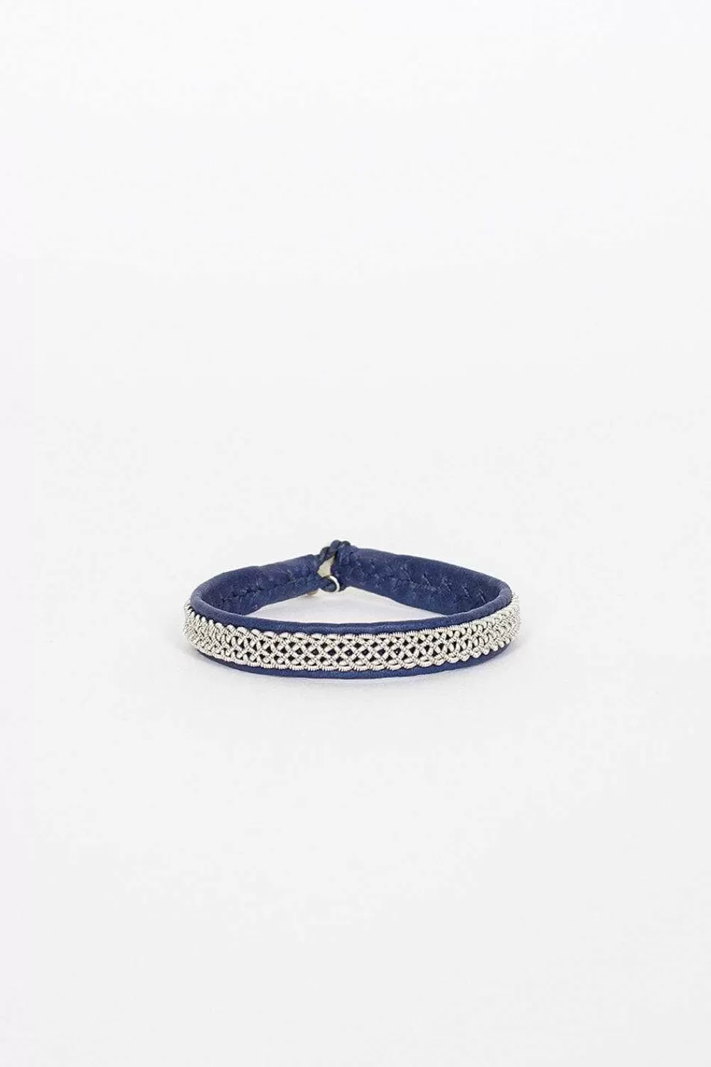 Maria Rudman Navy Hide A Bracelet 6 | Bracelets