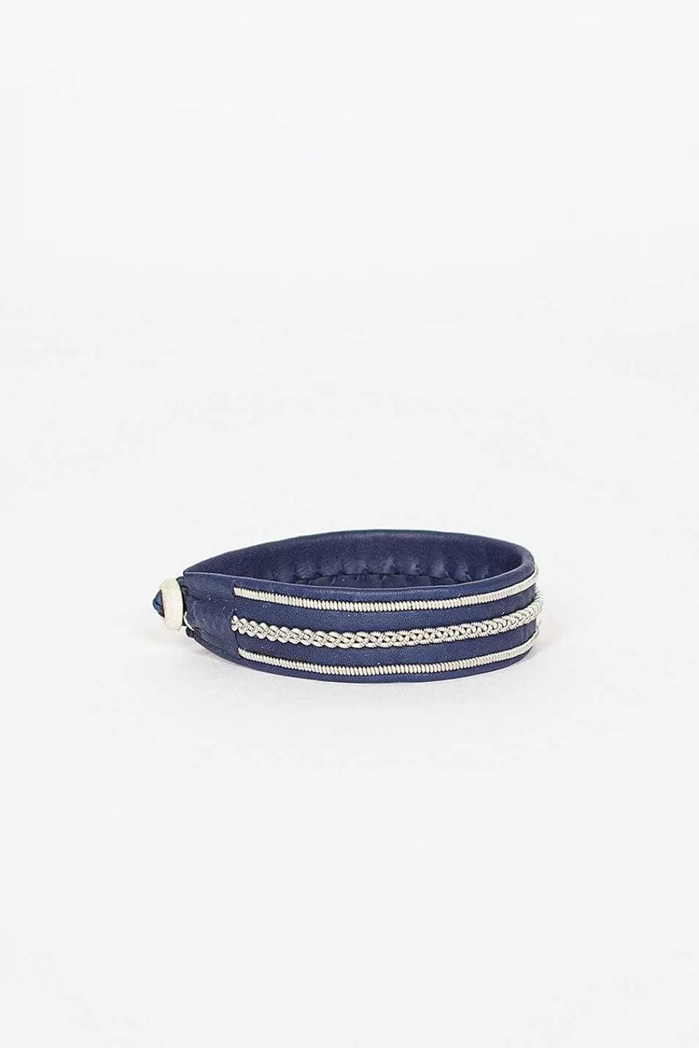 Maria Rudman Navy Hide B Bracelet 2 | Bracelets