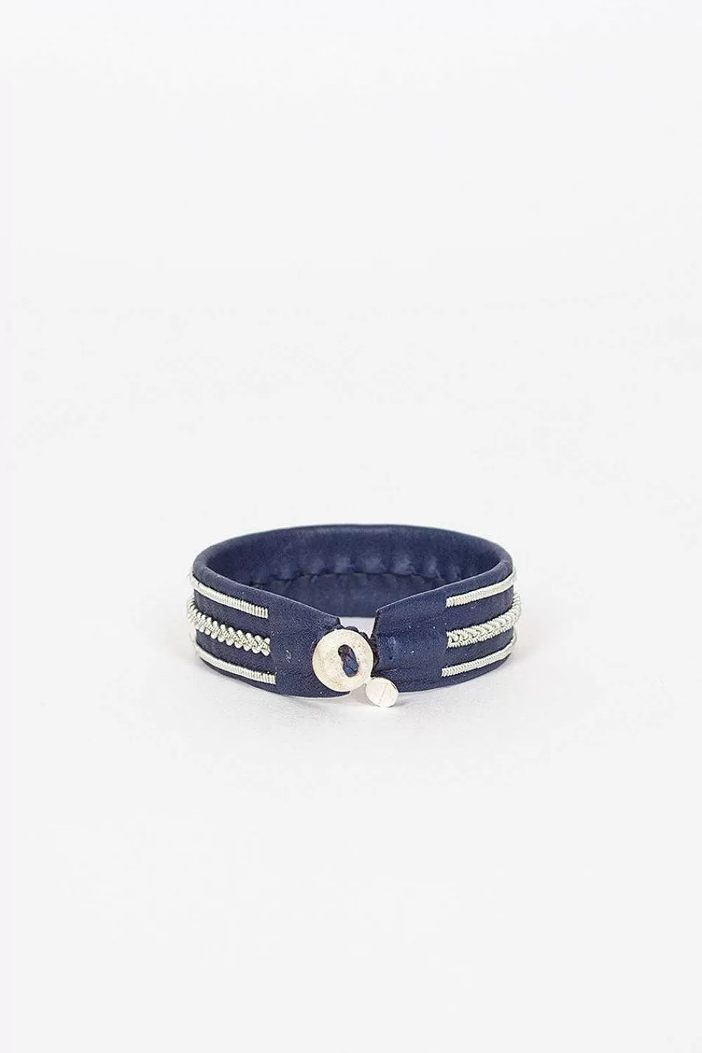 Maria Rudman Navy Hide B Bracelet 2 | Bracelets