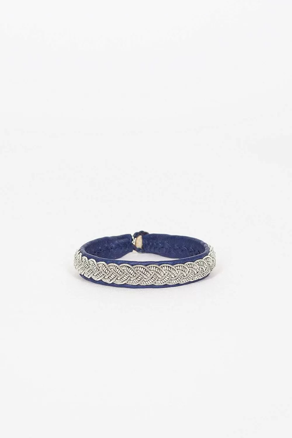 Maria Rudman Navy Hide B Bracelet 3 | Bracelets