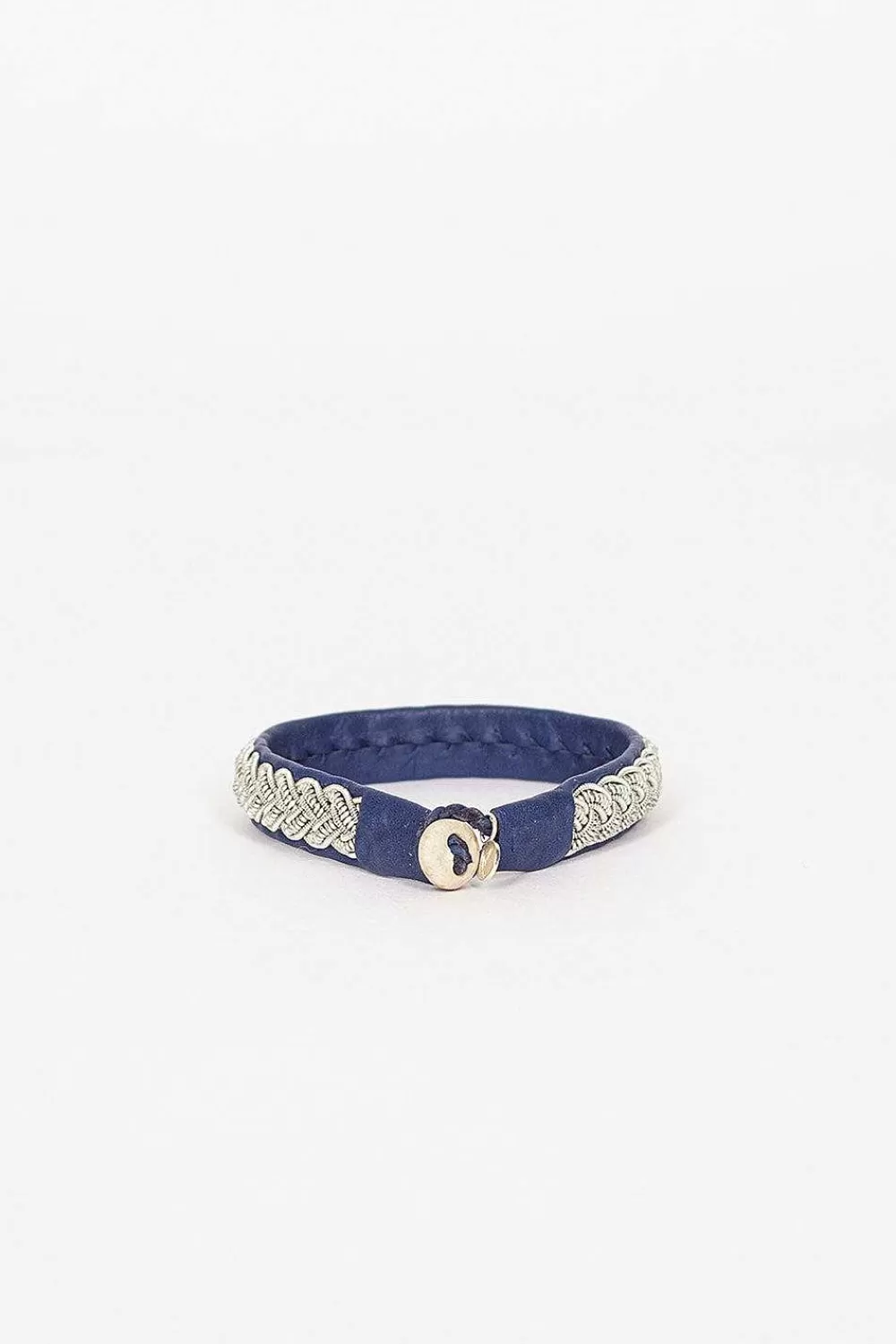 Maria Rudman Navy Hide B Bracelet 3 | Bracelets