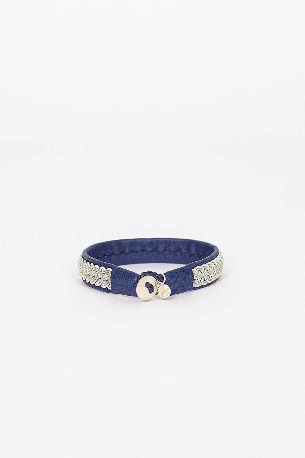 Maria Rudman Navy Hide B Bracelet 4 | Bracelets