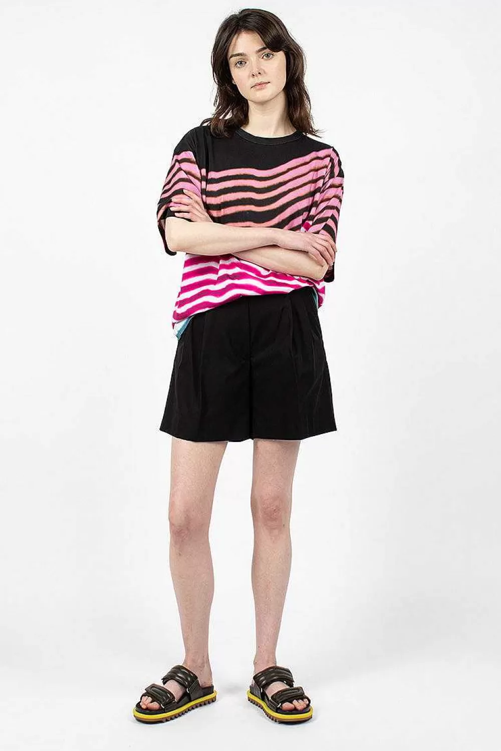 Dries Van Noten Pleat Shorts Black | Trousers