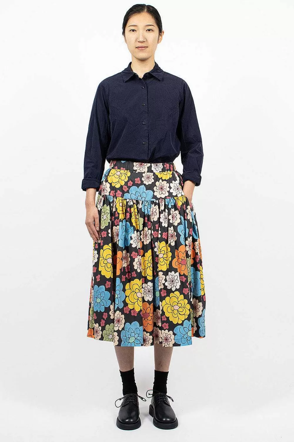 Casey Casey Pyj Skirt Printed Black | Skirts