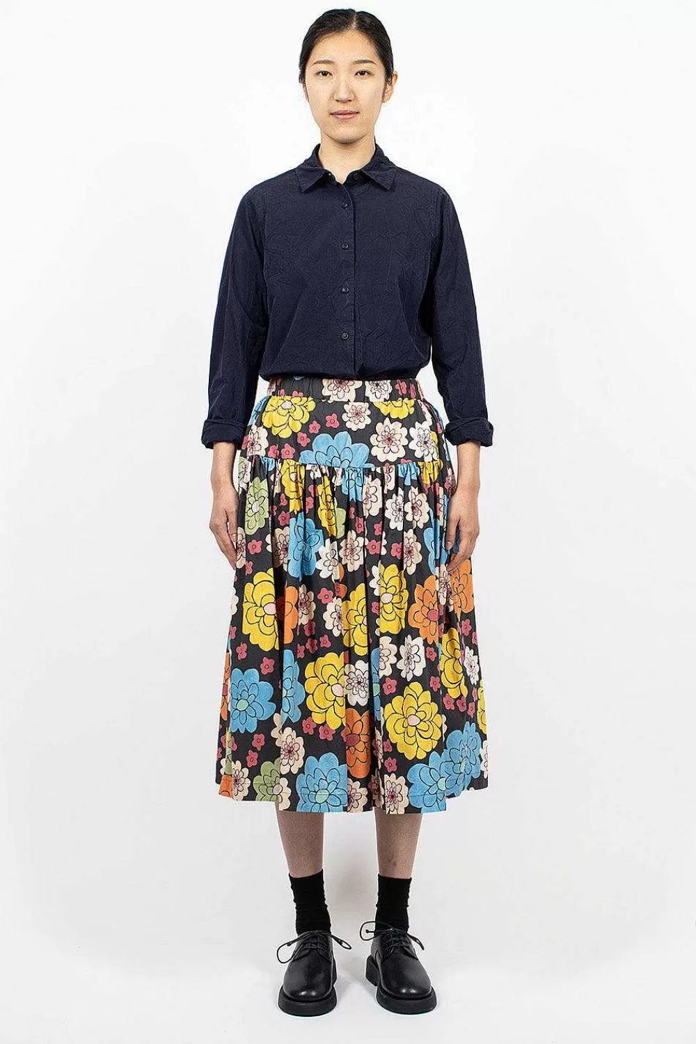 Casey Casey Pyj Skirt Printed Black | Skirts