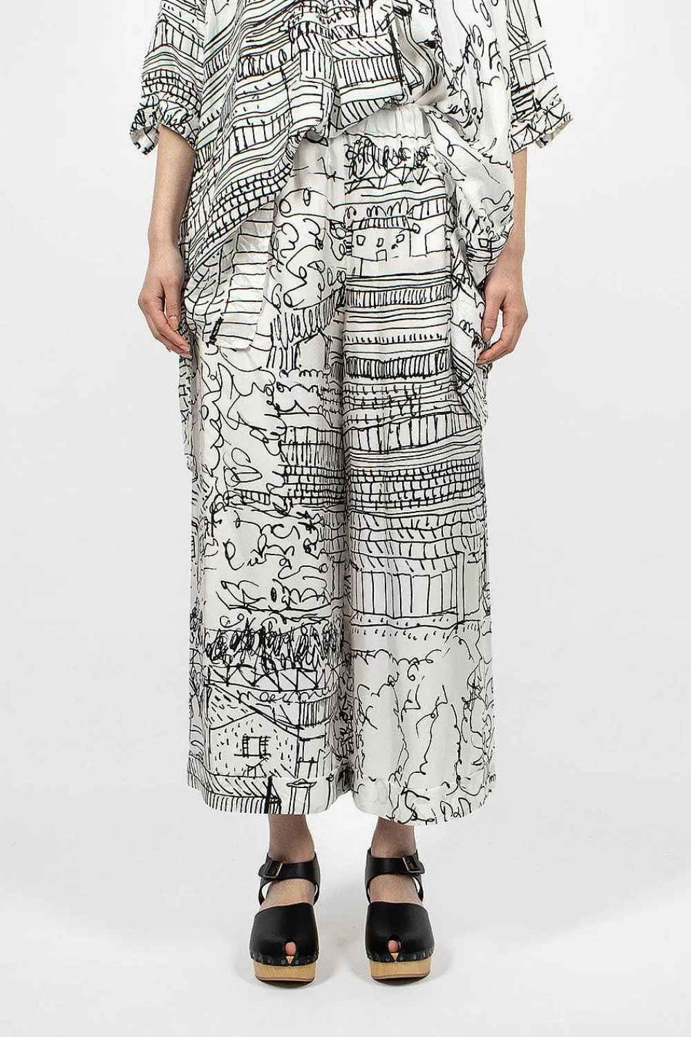 Daniela Gregis Pyjama Trouser Village Print | Trousers