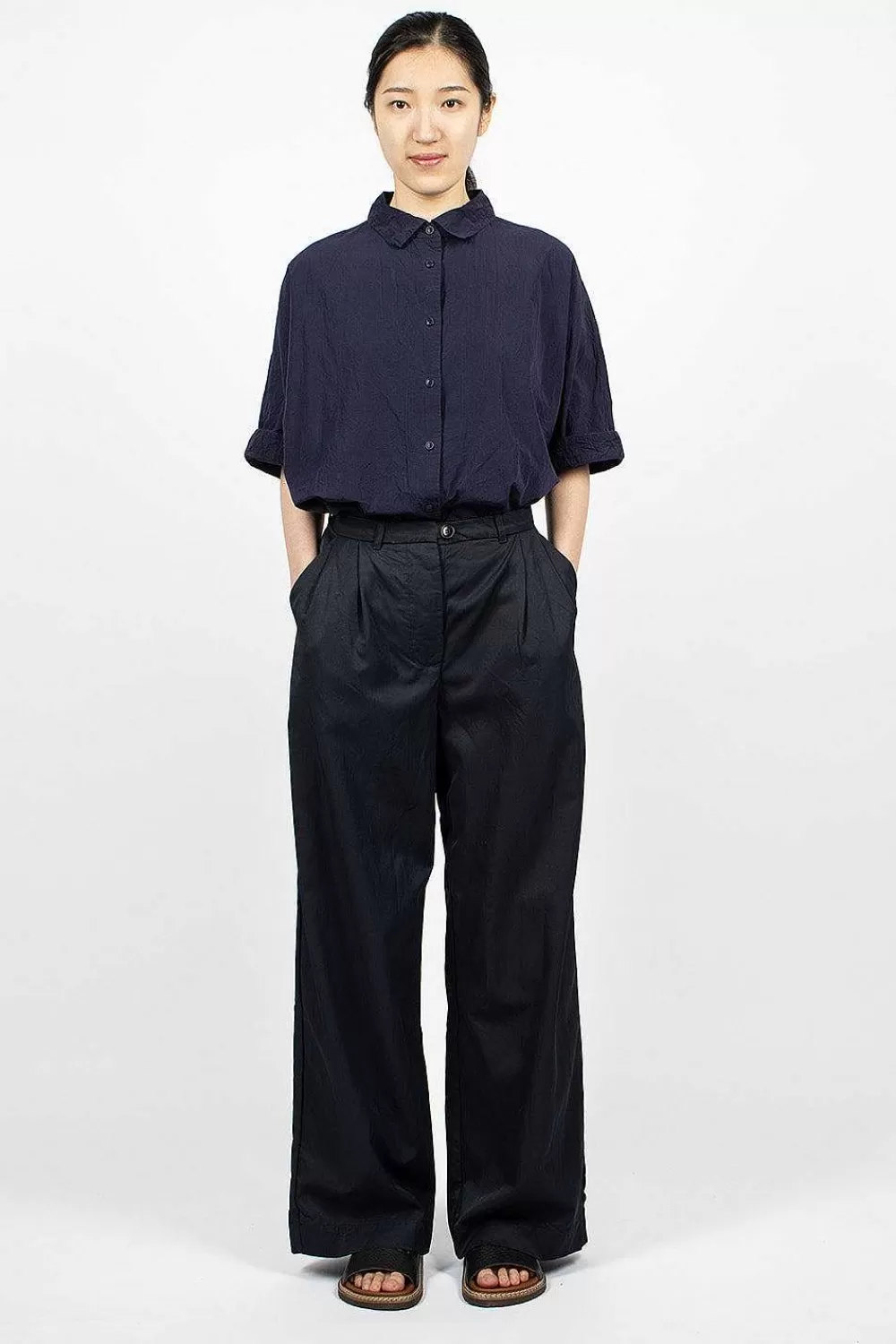 Casey Casey Qq Pant Dark Navy | Trousers