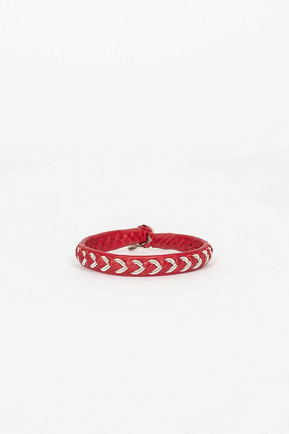 Maria Rudman Red Hide A Bracelet 4 | Bracelets