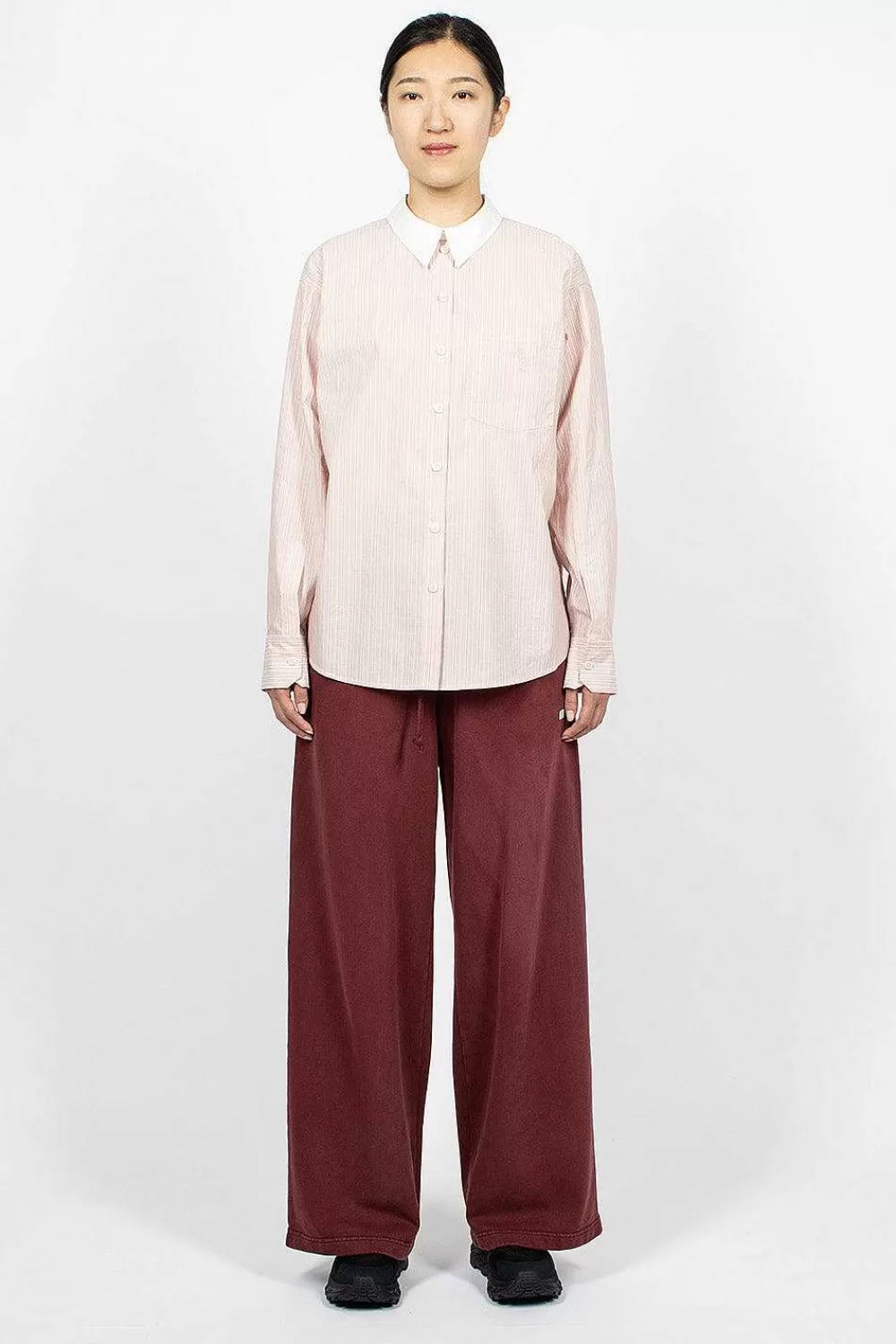 Acne Studios Reverse Shirt Pink Stripe | Shirts