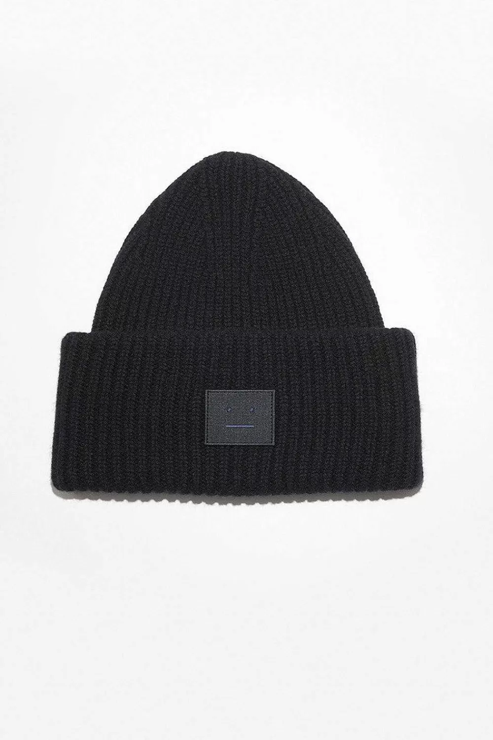 Acne Studios Ribbed Knit Beanie Black | Hats