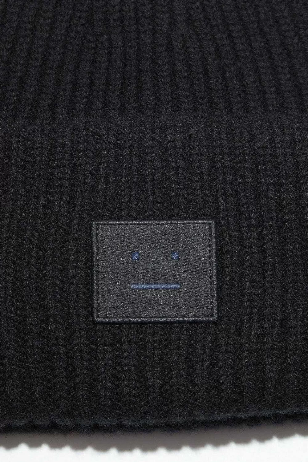 Acne Studios Ribbed Knit Beanie Black | Hats