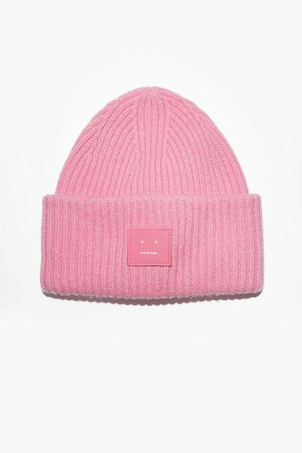 Acne Studios Ribbed Knit Beanie Bubble Pink | Hats