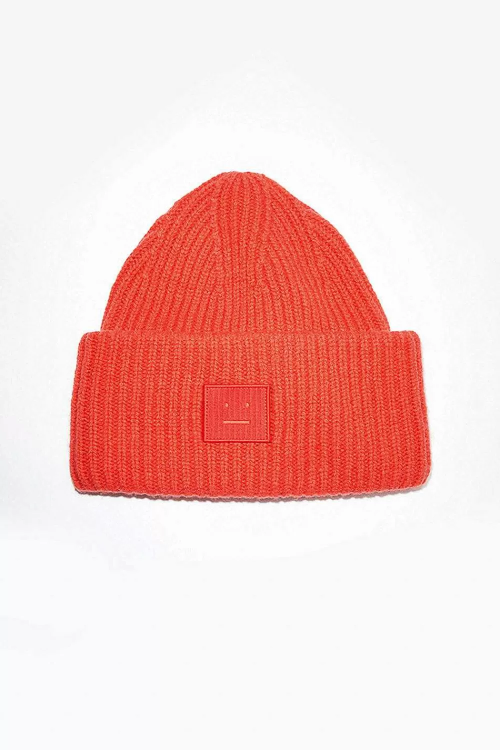 Acne Studios Ribbed Knit Beanie Sharp Red | Hats