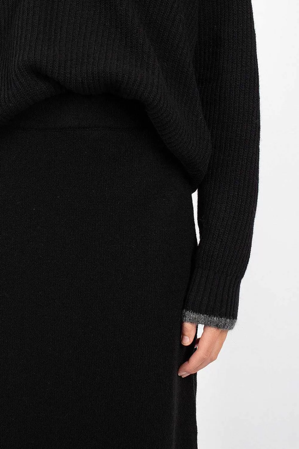 Moncler Ribbed Skirt Cashmere Blend | Skirts