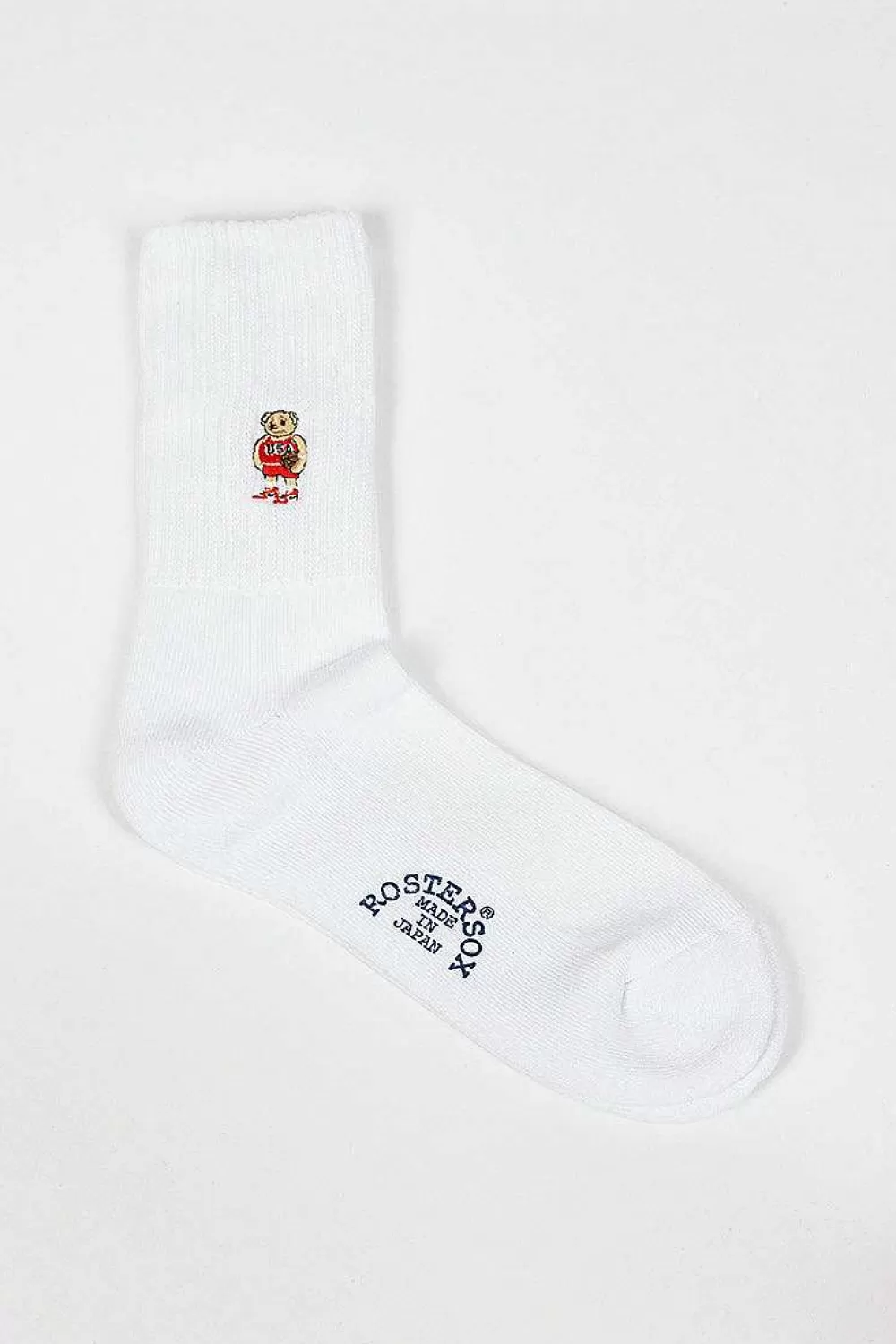 Rostersox Rs-198 Team Bear Socks White | Tights & Socks