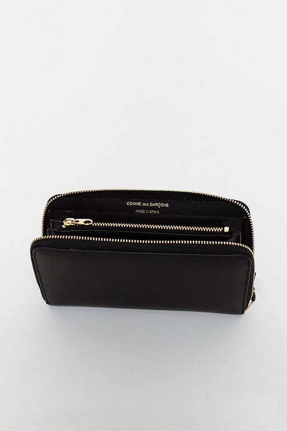 Comme des Garçons Wallets Sa0111 Classic Compartment Leather Purse Black | Wallets