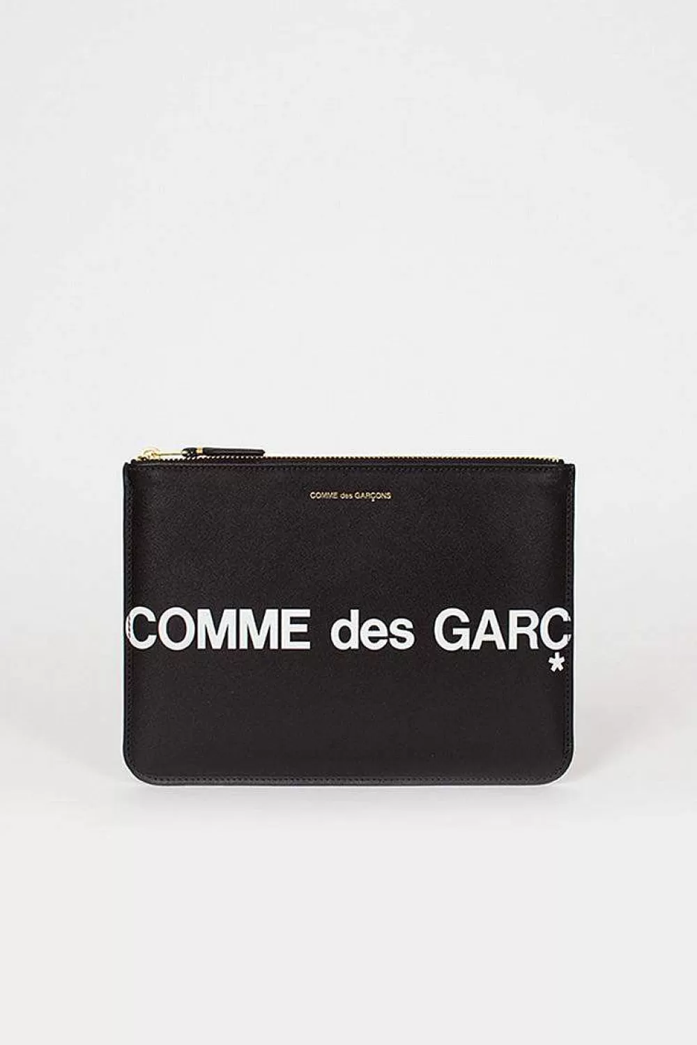 Comme des Garçons Wallets Sa5100Hl Black Huge Logo Pouch | Wallets