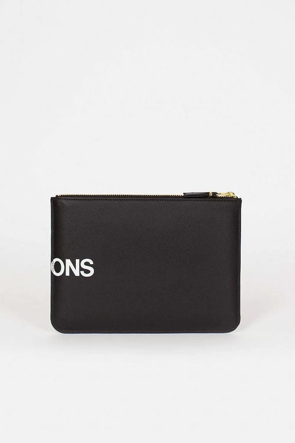 Comme des Garçons Wallets Sa5100Hl Black Huge Logo Pouch | Wallets