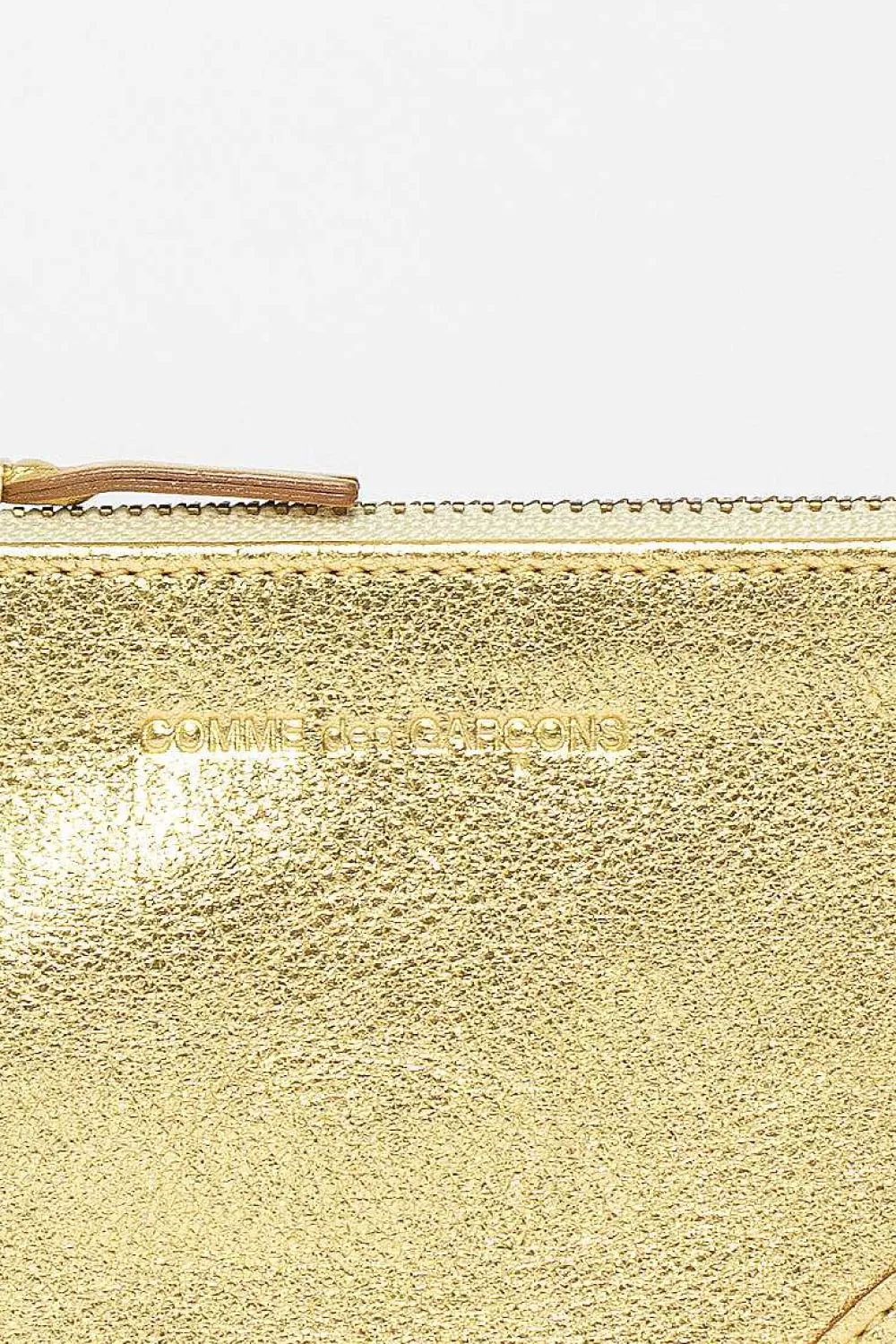 Comme des Garçons Wallets Sa8100G Zip Top Purse Gold | Wallets