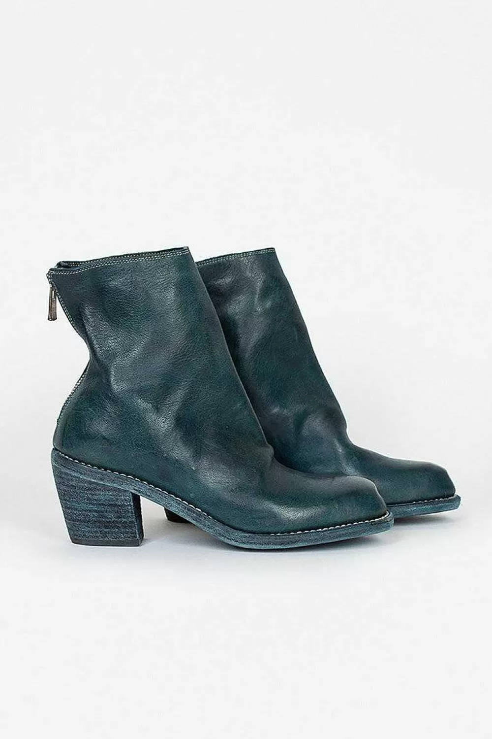 Guidi Sb06D Full Grain Cuban Heel Zip Back Boot Cv72T | Boots