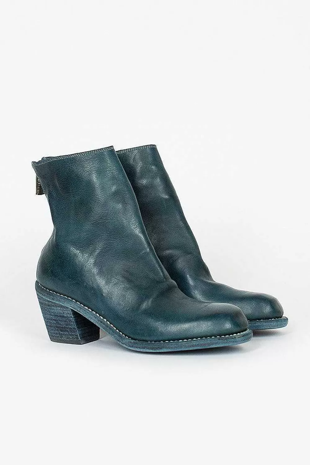 Guidi Sb06D Full Grain Cuban Heel Zip Back Boot Cv72T | Boots