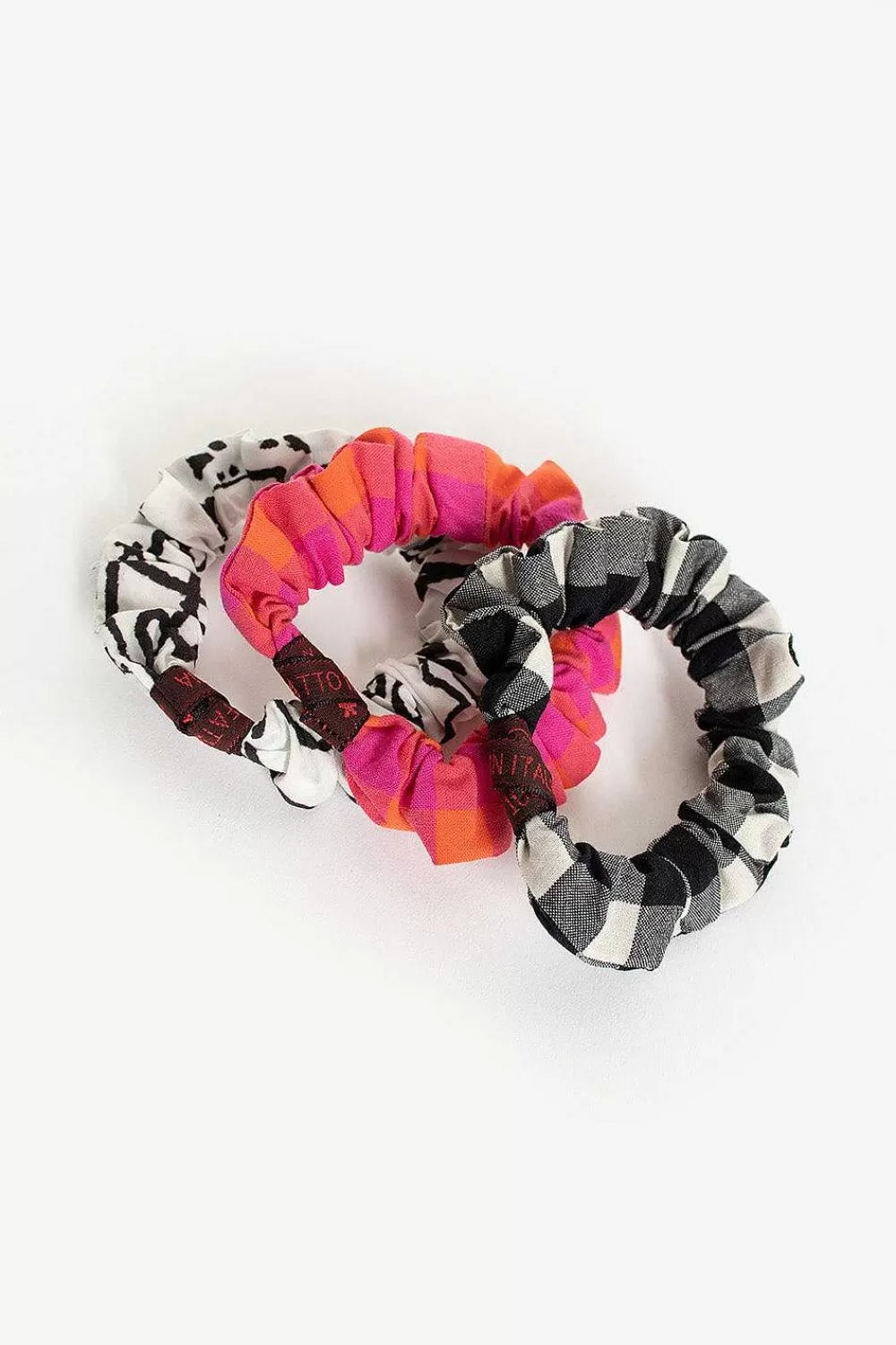 Daniela Gregis Scrunchie Bracelet Fuchsia/Orange | Bracelets