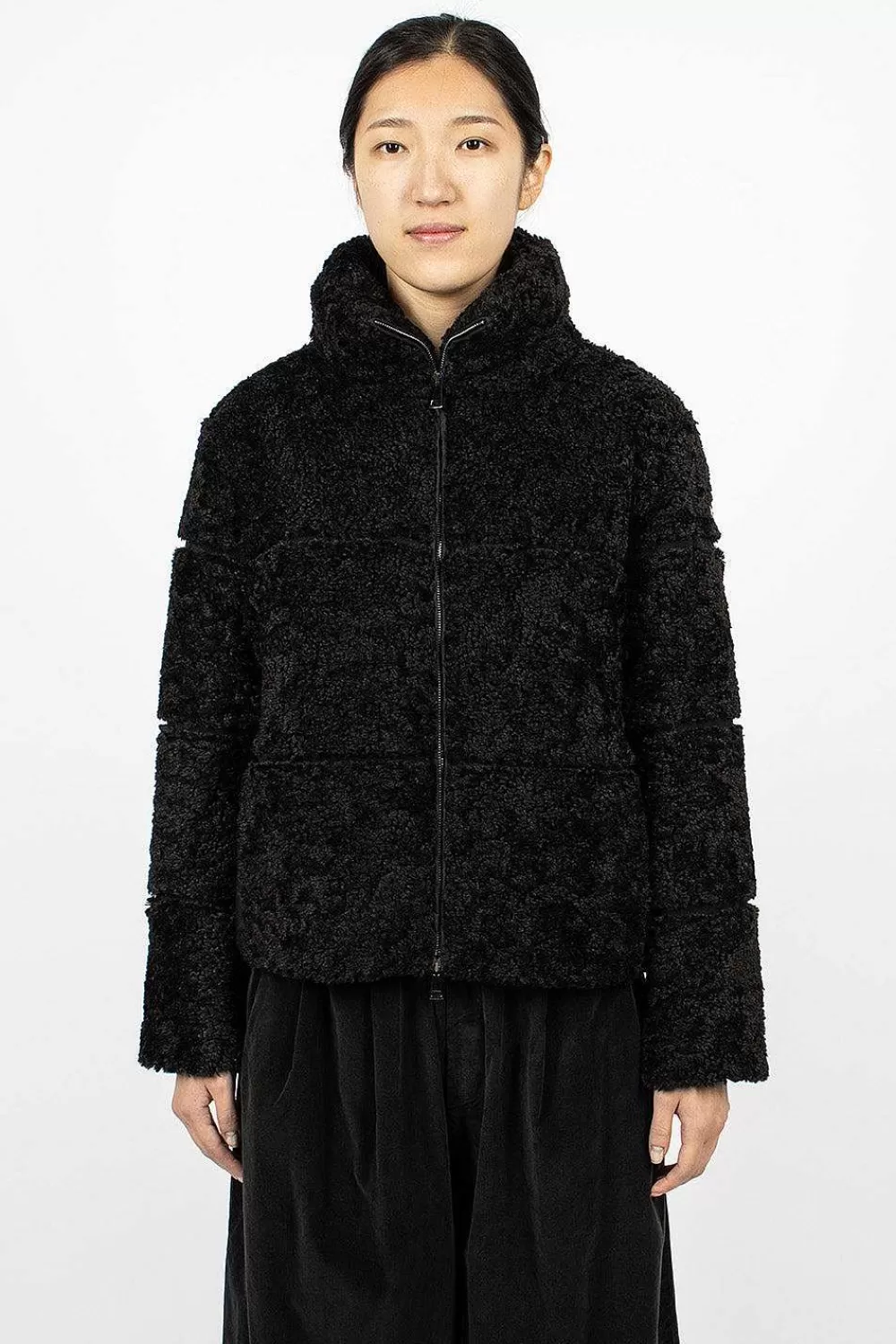 Moncler Segura Teddy Jacket Black | Outerwear