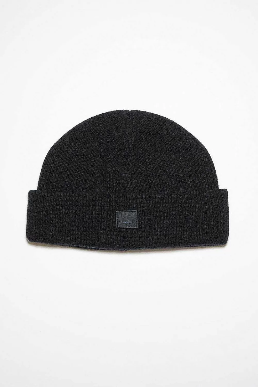 Acne Studios Small Ribbed Beanie Black | Hats