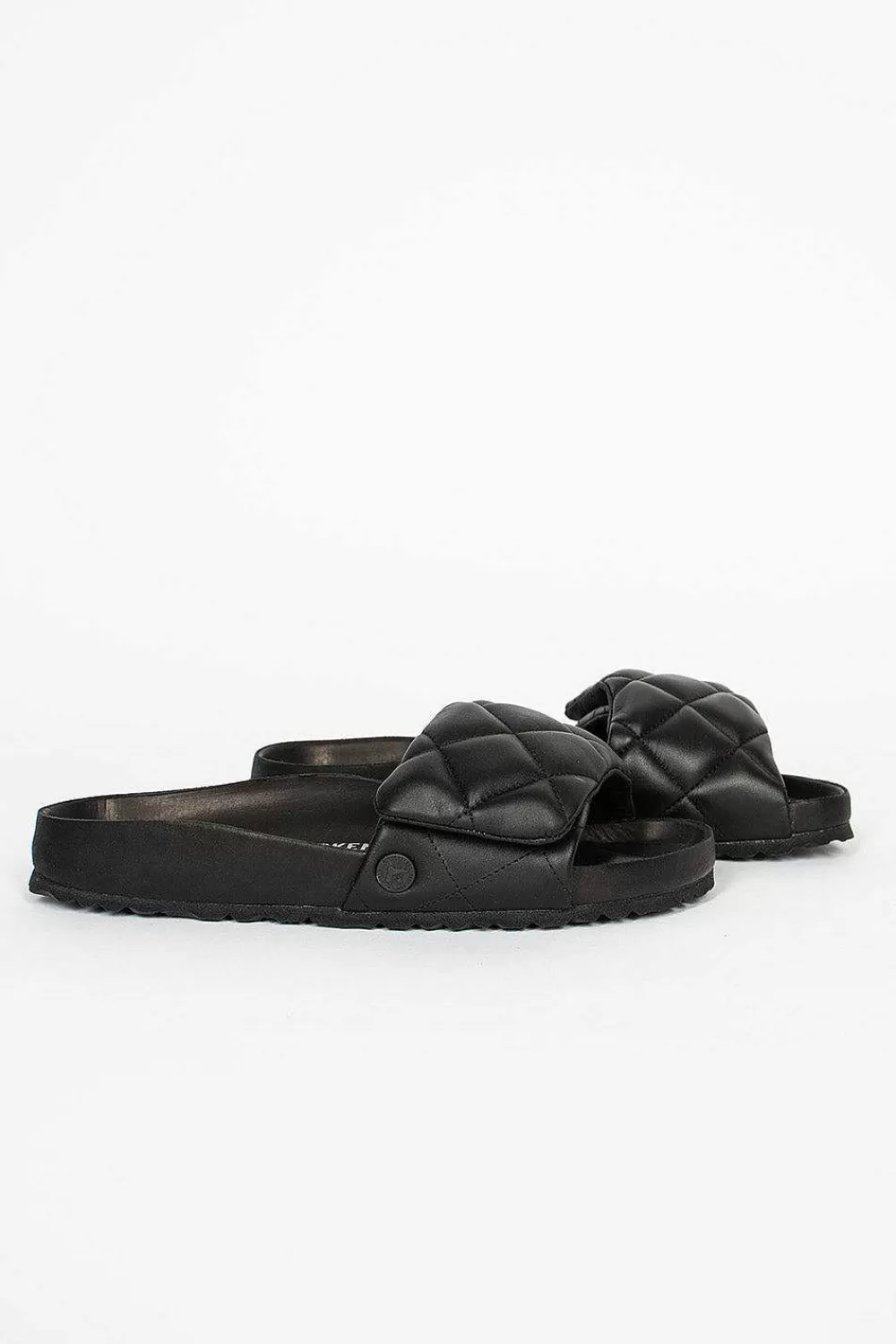 Birkenstock Sylt Quilted Sandal Black | Shoes