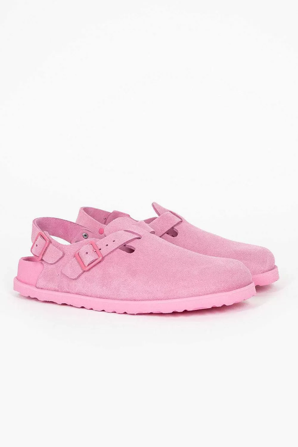 Birkenstock Tokio Suede Clog Azalea | Shoes