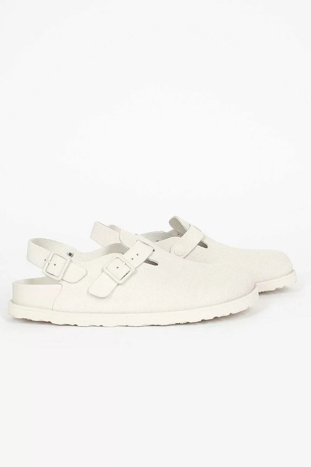 Birkenstock Tokio Suede Clog Bone | Shoes