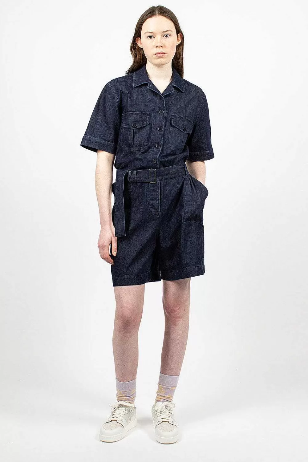 YMC Wanderer Playsuit Indigo | Trousers