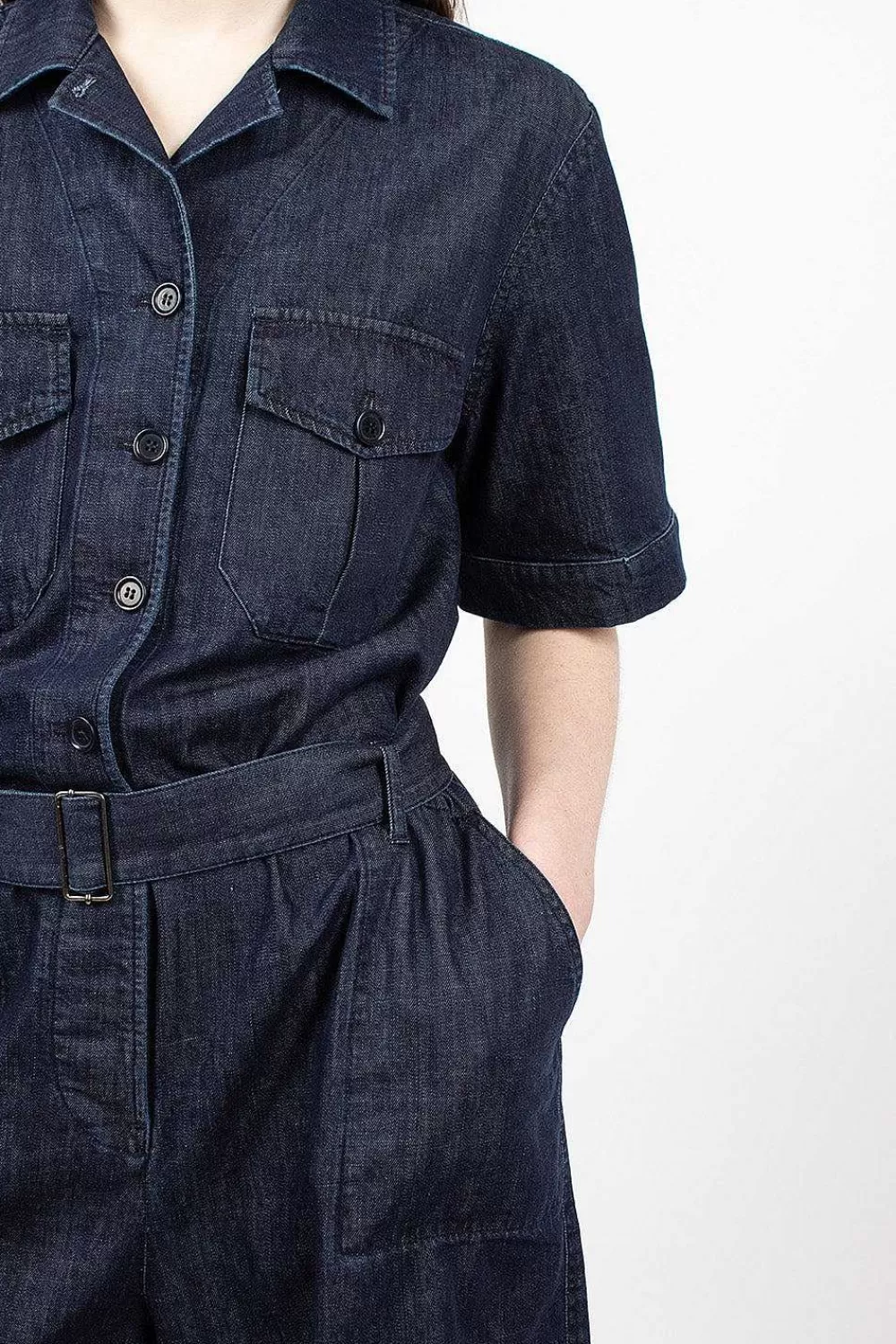 YMC Wanderer Playsuit Indigo | Trousers