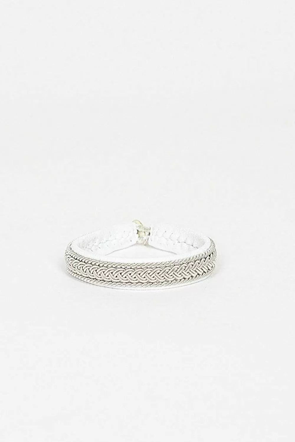 Maria Rudman White Hide B Bracelet | Bracelets