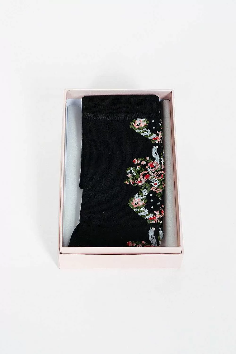 Simone Rocha Wreath Printed Socks Black | Tights & Socks